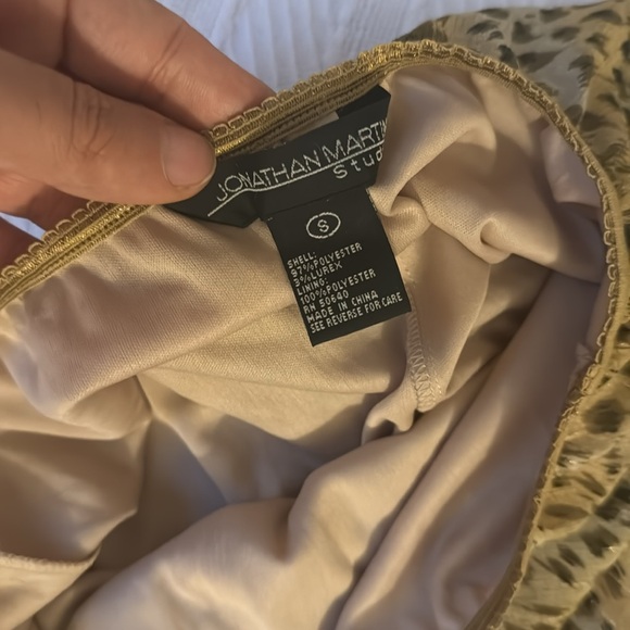 LEOPARD PRINT SLIP ON SKIRT - Picture 3 of 3